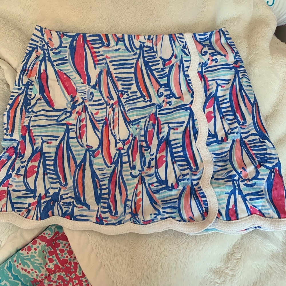 Lilly Pulitzer Scallop Hem Skirt